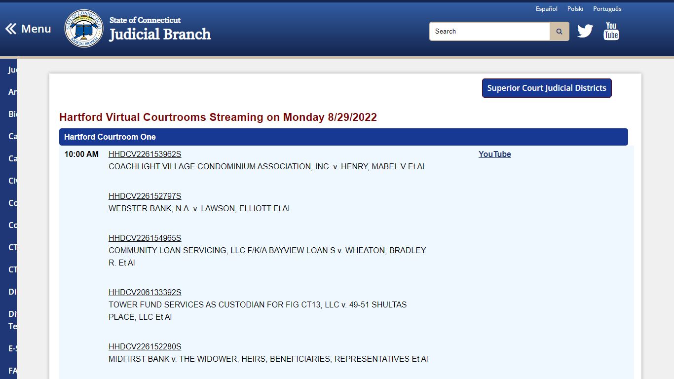 CT Judicial - Public Access